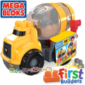 Mega Blocks First Builders Cat Cement Mixer Бетоновоз с блокчета GFG11